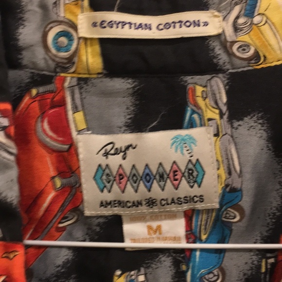 Reyn Spooner Classic Car print shirt - Picture 2 of 2
